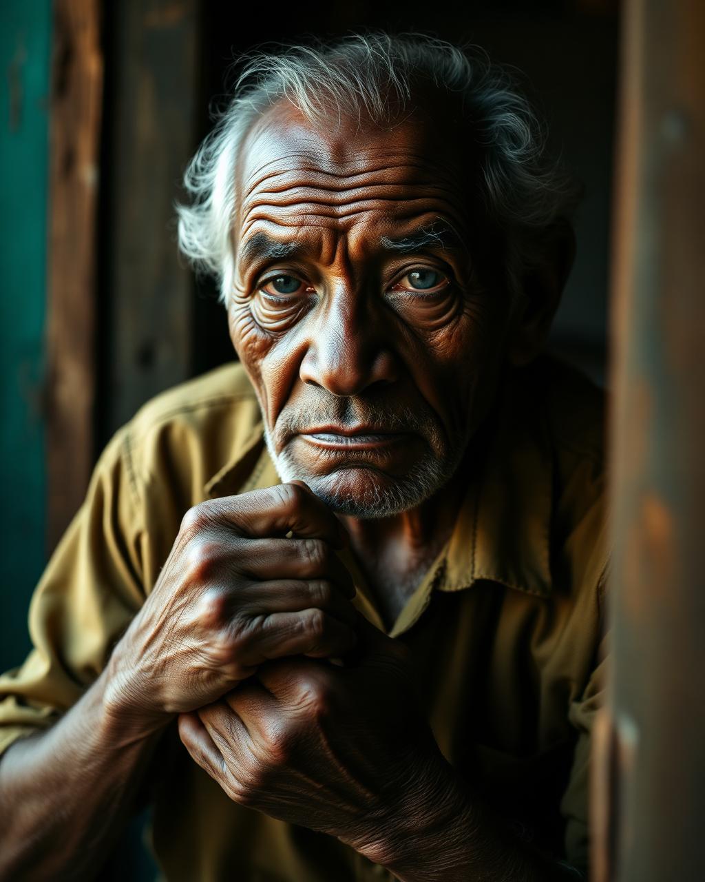Cultural portrait of a local artisan